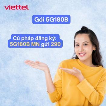 Hướng dẫn đăng ký gói 5G180B Viettel cho người dùng Data nhiều