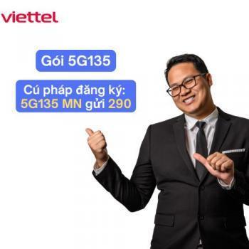 Hướng dẫn đăng ký 5G135 Viettel cho nhu cầu Data 5G hàng tháng