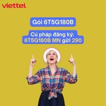 Hướng dẫn đăng ký gói 6T5G180B Viettel cho người cần Data dài hạn