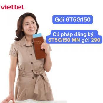 Đăng ký 6T5G150 Viettel nhận Data 5G 6 tháng giá siêu tiết kiệm