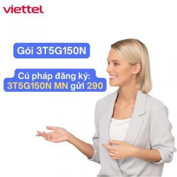 Bảng giá 3T5G150N Viettel và cách nhận Data 5G 3 tháng tiết kiệm