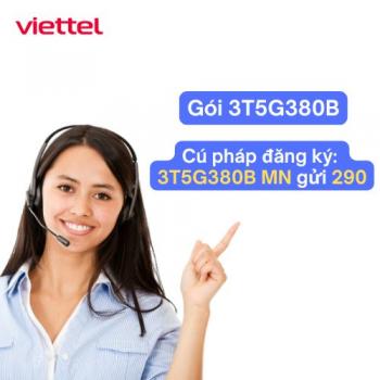 3T5G380B Viettel giá bao nhiêu? Ưu đãi 5G dung lượng lớn 3 tháng