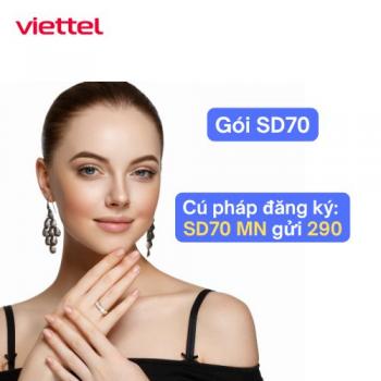 Gói SD70 là gì? Ưu đãi data giá rẻ cho thuê bao Viettel