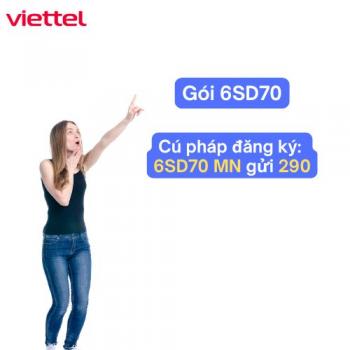 Ưu đãi gói 6SD70 Viettel: Data 4G chia đều mỗi ngày