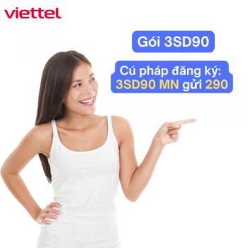 3SD90 Viettel: Gói data 4G 3 tháng cho SIM dùng lâu