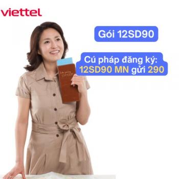 Đăng ký 12SD90 Viettel: Gói 4G 1 năm cho nhu cầu cơ bản