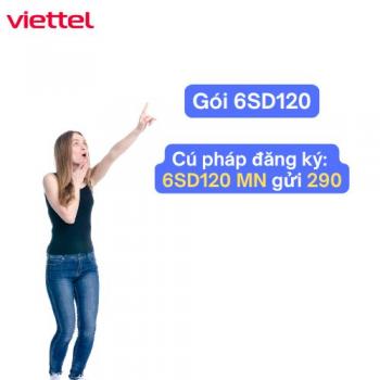Gói 6SD120 Viettel giúp duy trì Internet 180 ngày ra sao?