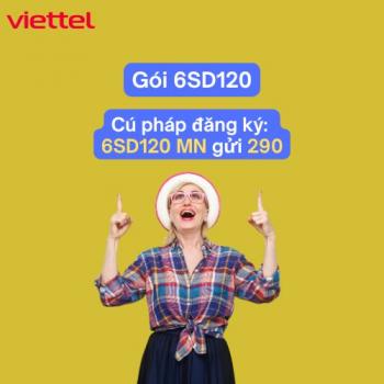 6SD120 Viettel dành cho nhu cầu 4G ổn định, dùng đều theo ngày