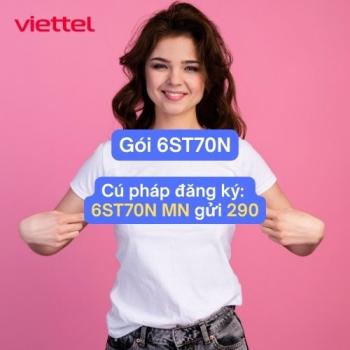 Đăng Ký 6ST70N Viettel 70K – Data Hàng Ngày Cho Thuê Bao Di Động