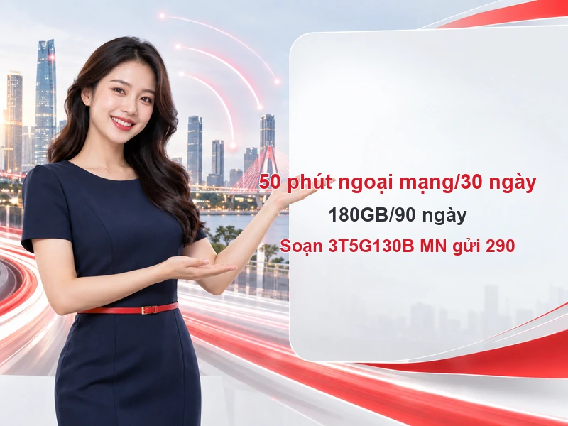 Cú pháp đăng ký 3T5G130B MN gửi 290