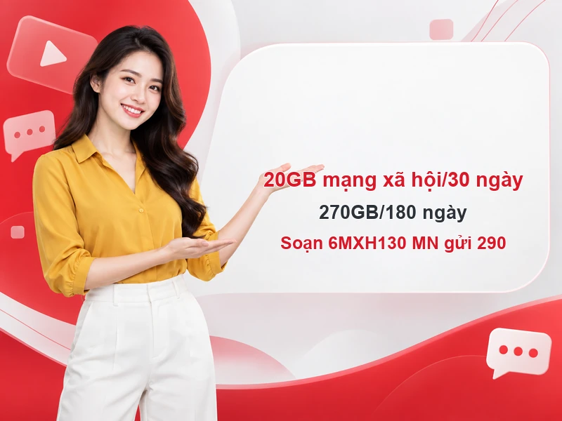 Cú pháp đăng ký 6MXH130 MN gửi 290